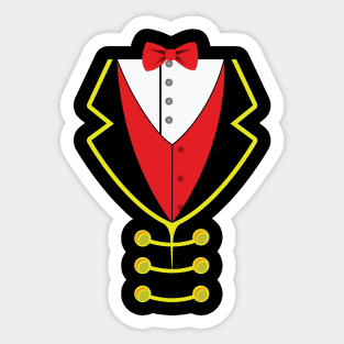 'Ringmaster Circus Showman' Awesome Costume Halloween Sticker
